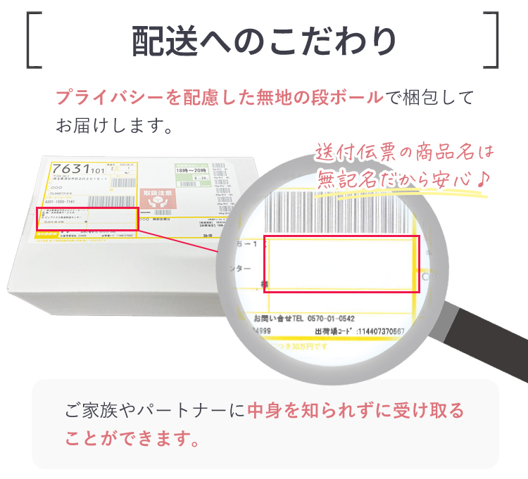 配送へのこだわり